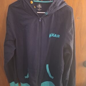 Disney Pixar  Hoodie - Black and Teal